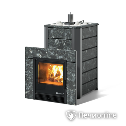 Дровяная печь-каменка ИзиСтим Ялта 25К (Пироксенит), AISI 321 в Звенигороде